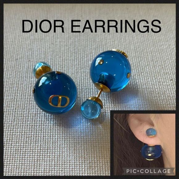 Dior Jewelry | Brand New Dior Tribales Earrings | Color: Gold/White | Size: Os | Lemonlover99's Closet